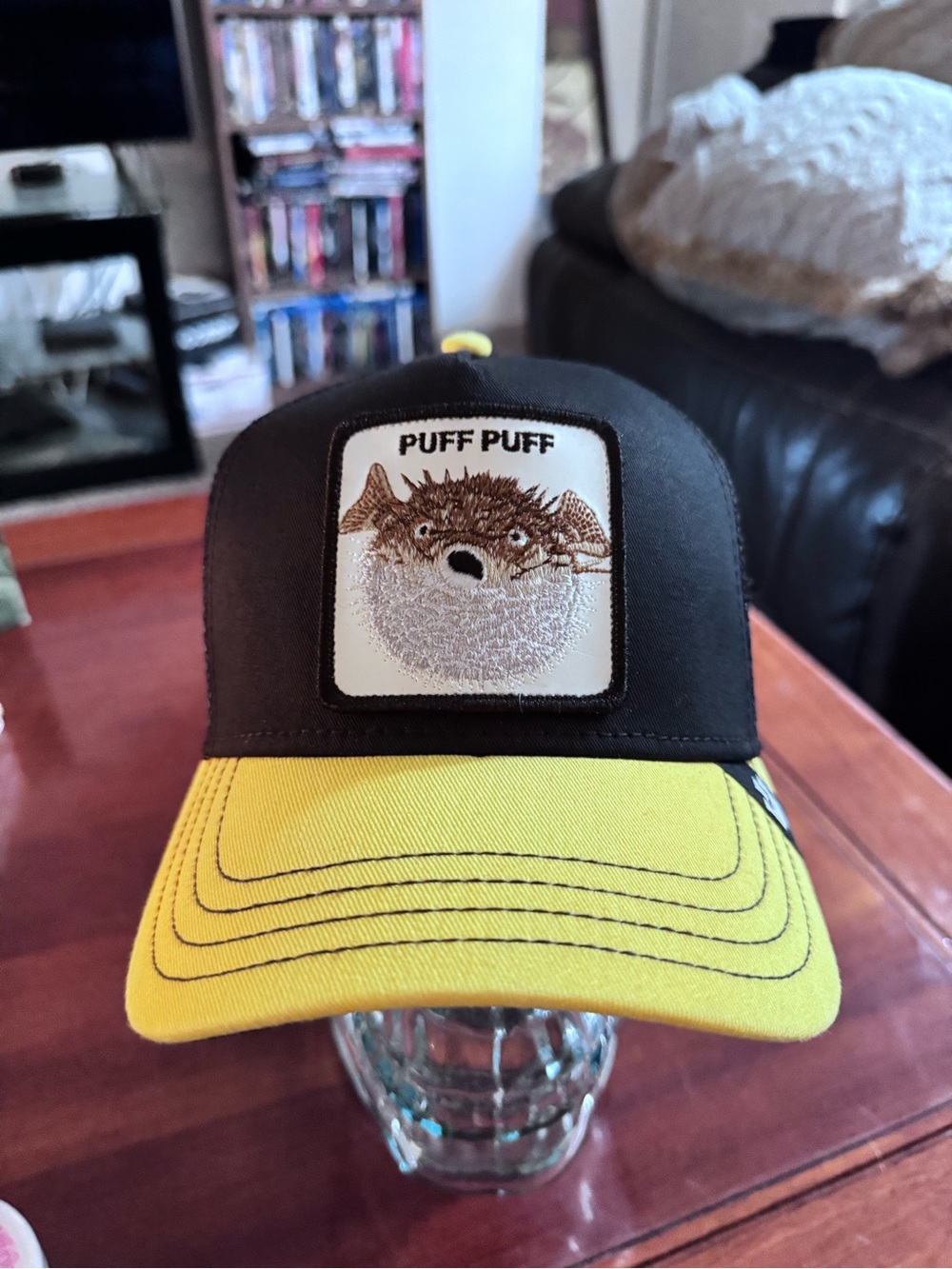 Goorin Bros. “THE PUFF PUFF FISH” Trucker Hat. Mesh SnapBack. NWT.